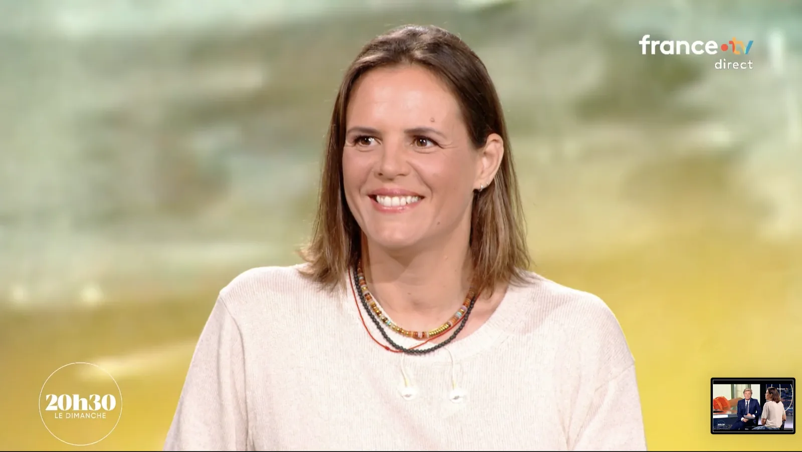 Laure Manaudou sur le plateau de 20h30 sur France 2